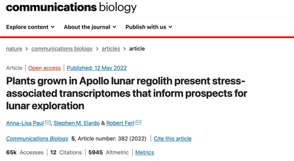 月球土壤可以種菜了!但先別高興(圖1) 月球土壤可以種菜了!但先別高興
